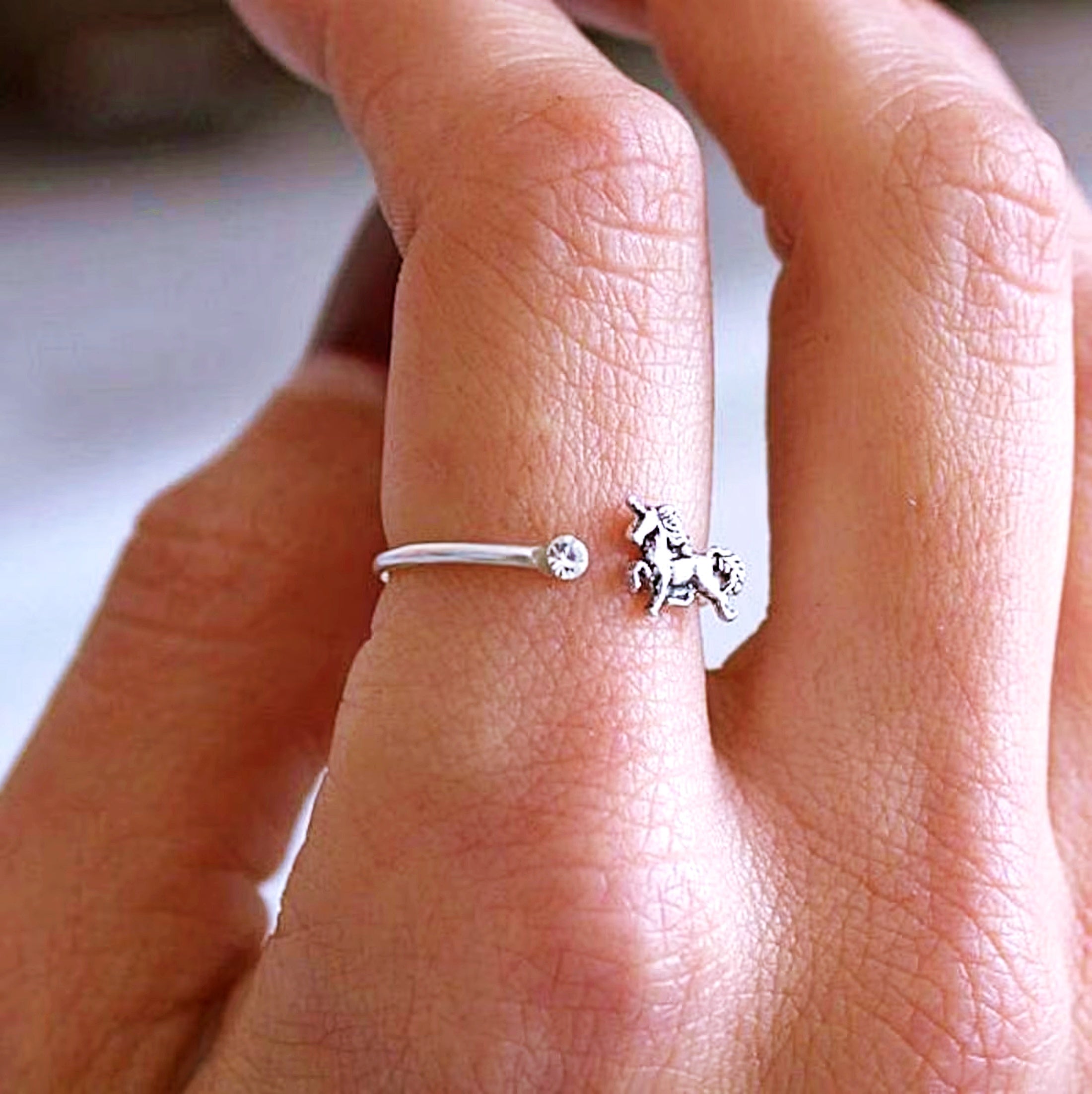 Unicorn Open Ring