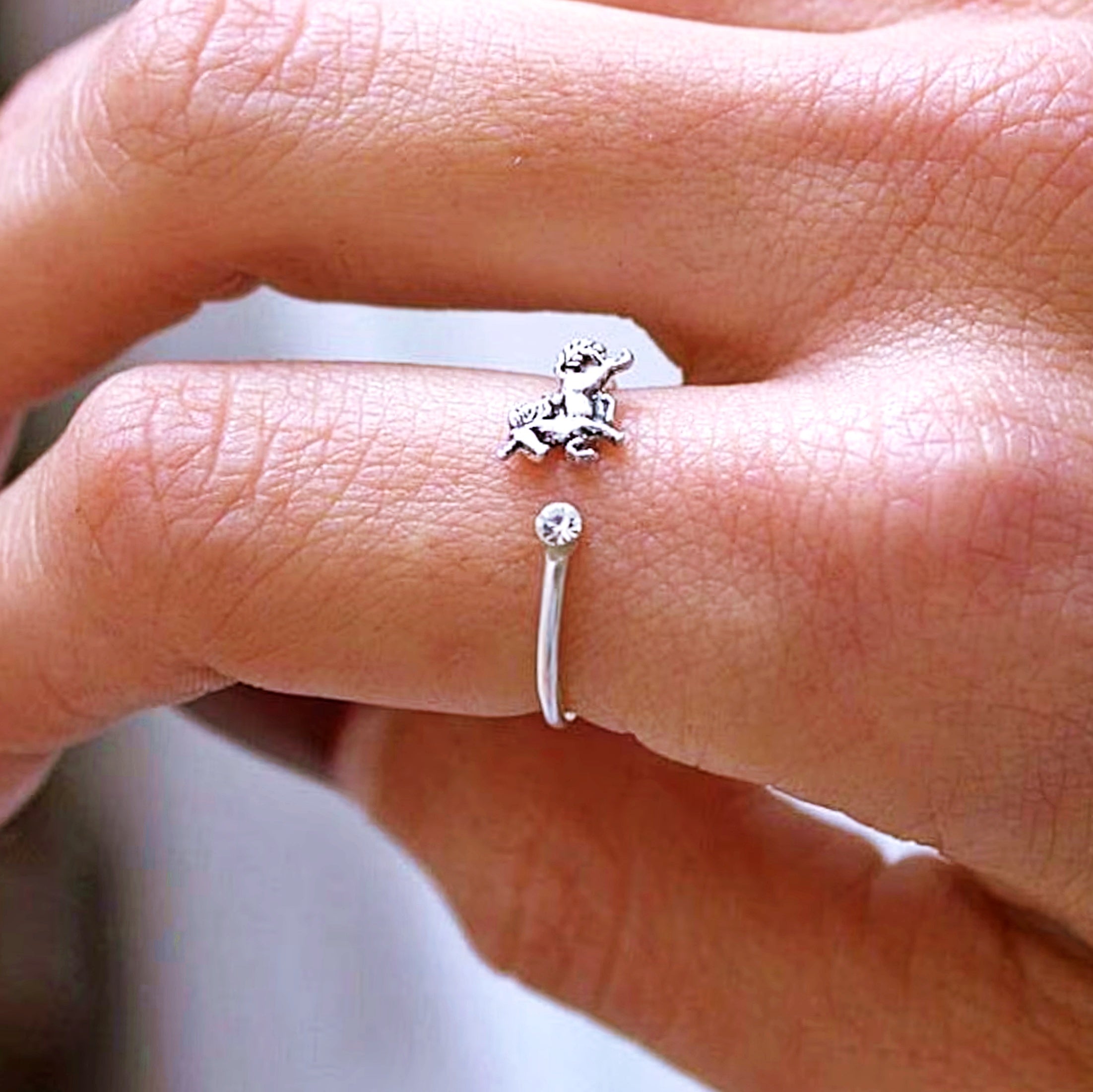 Unicorn Open Ring