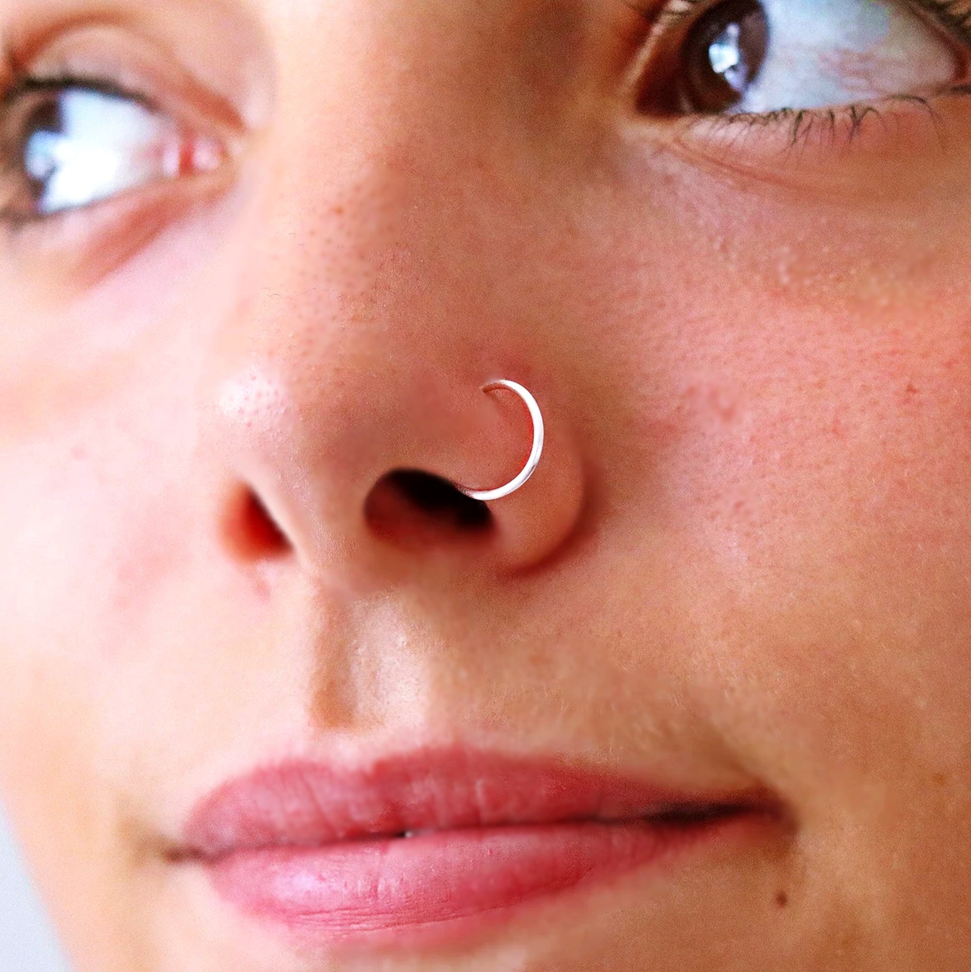 Single Fake Hoop Nose Ring