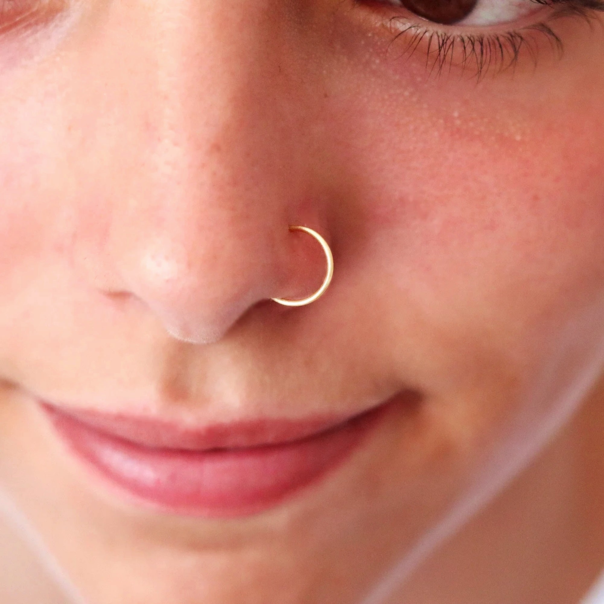 Single Fake Hoop Nose Ring