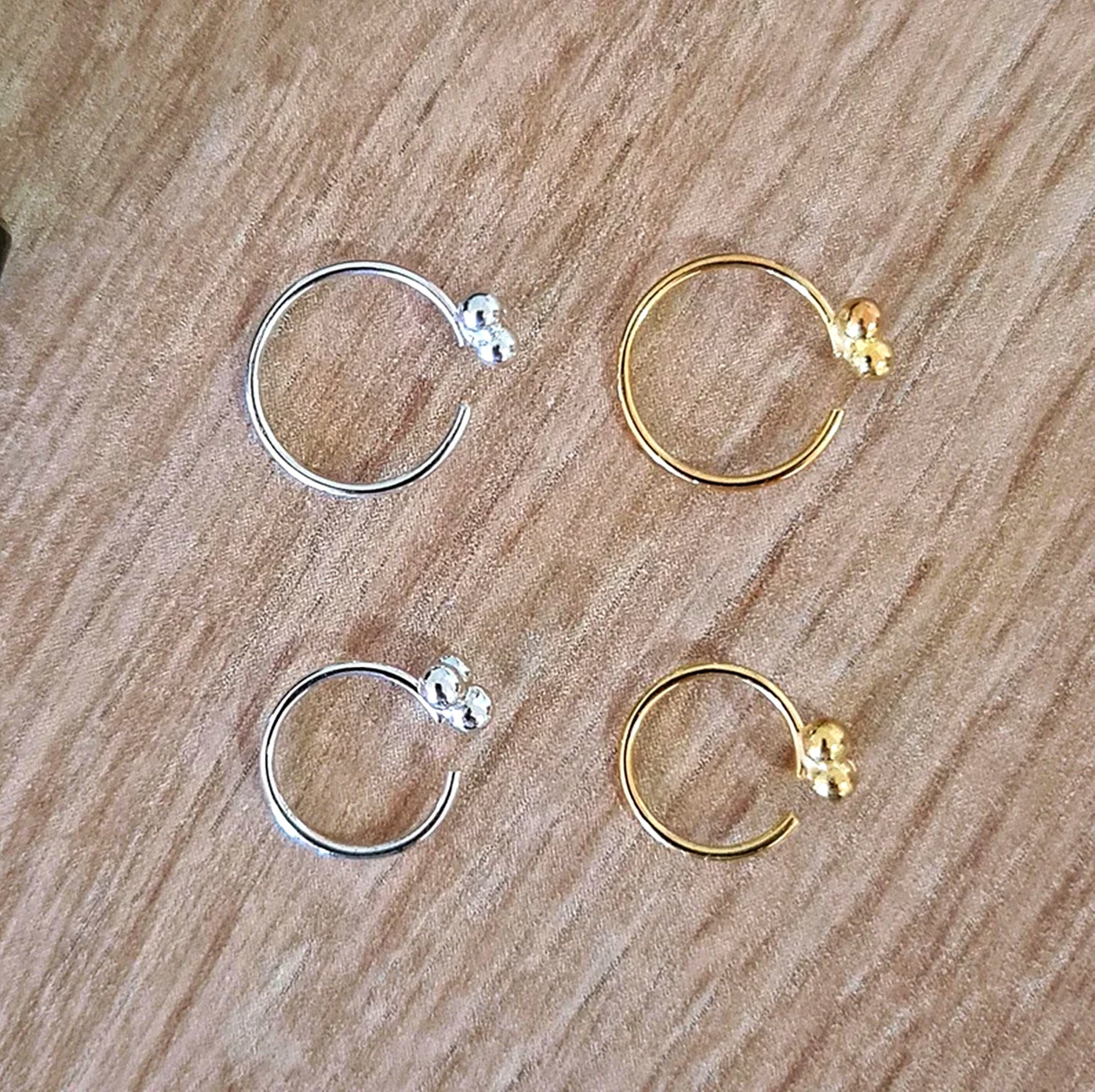 Triball Huggie Earrings