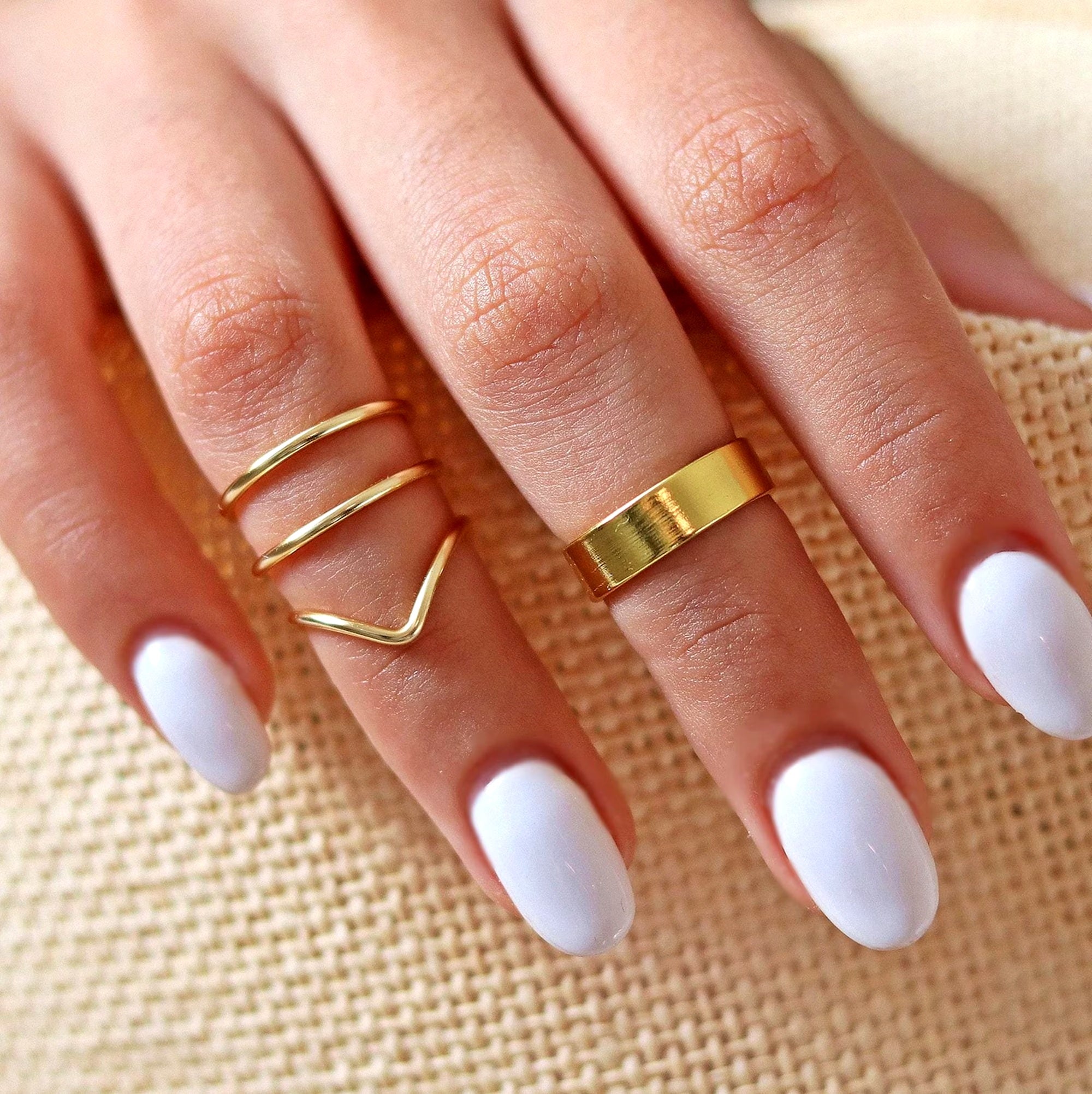 4 Knuckle Ring Set