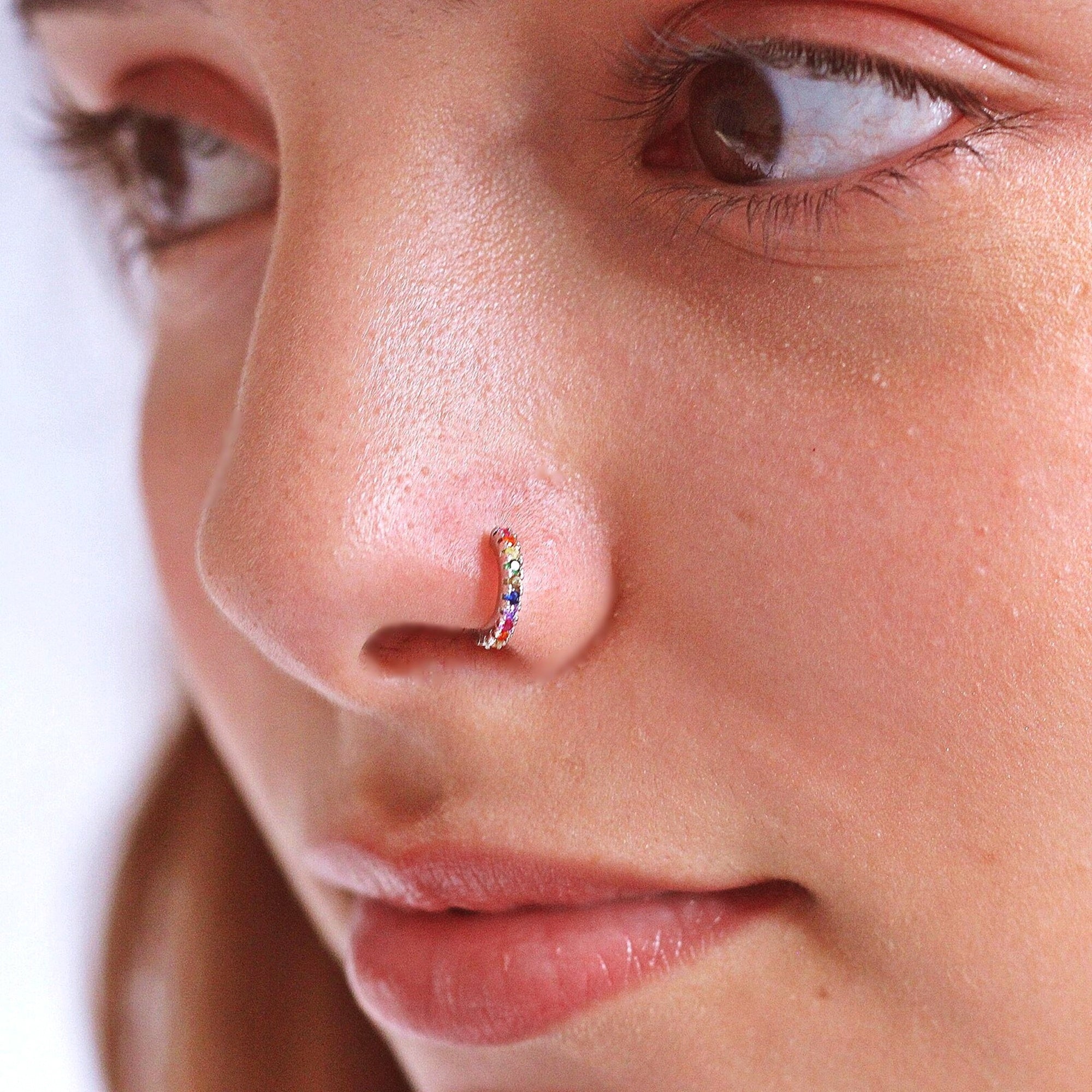CZ Nose Hoop