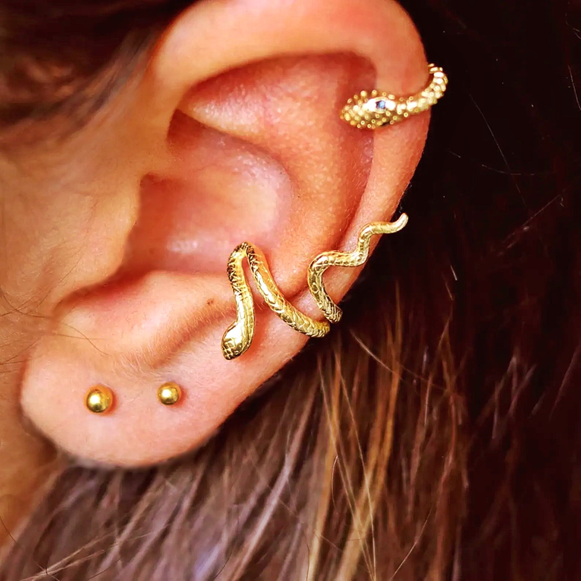 Snake Conch Ear Cuff