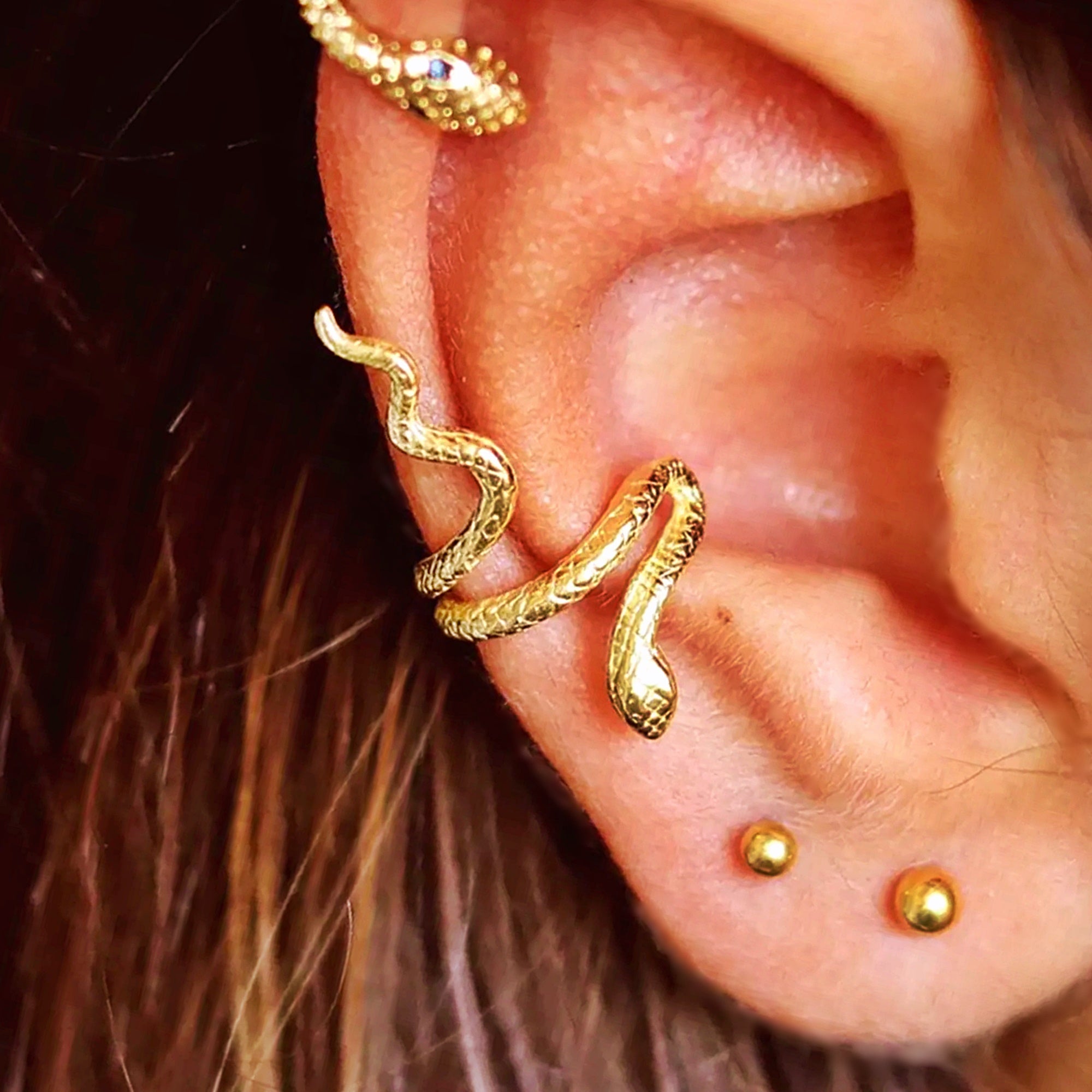 Snake Conch Ear Cuff