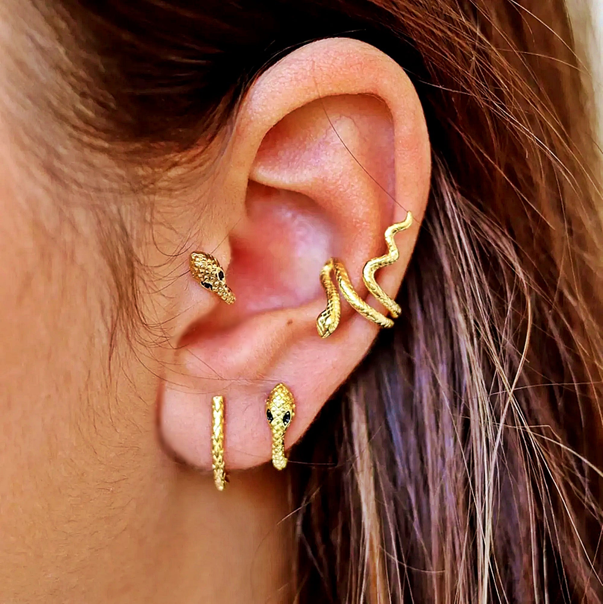 Snake Conch Ear Cuff