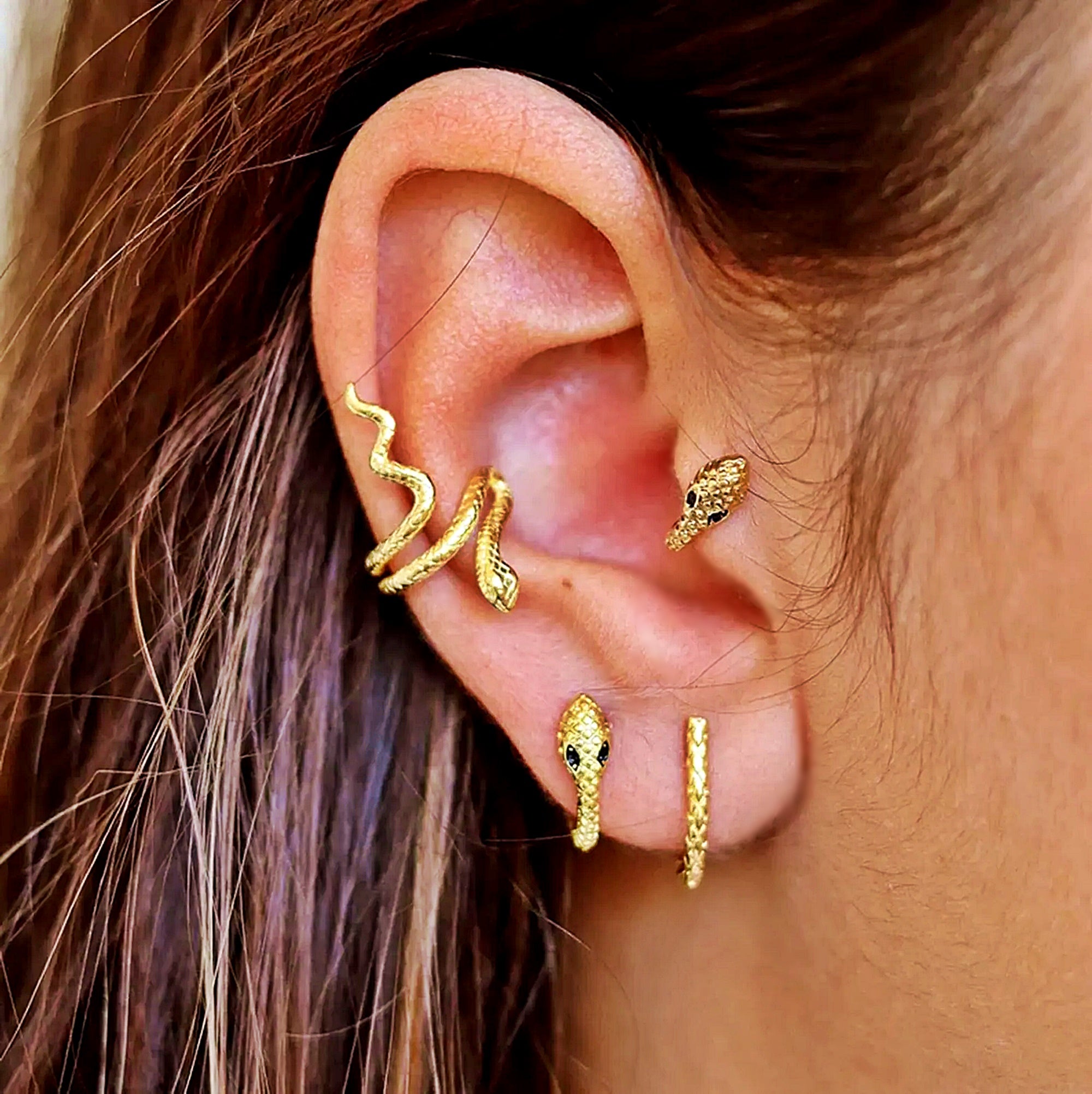 Snake Conch Ear Cuff