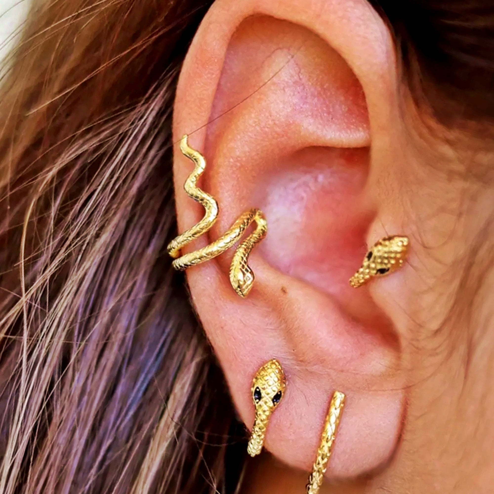 Snake Conch Ear Cuff