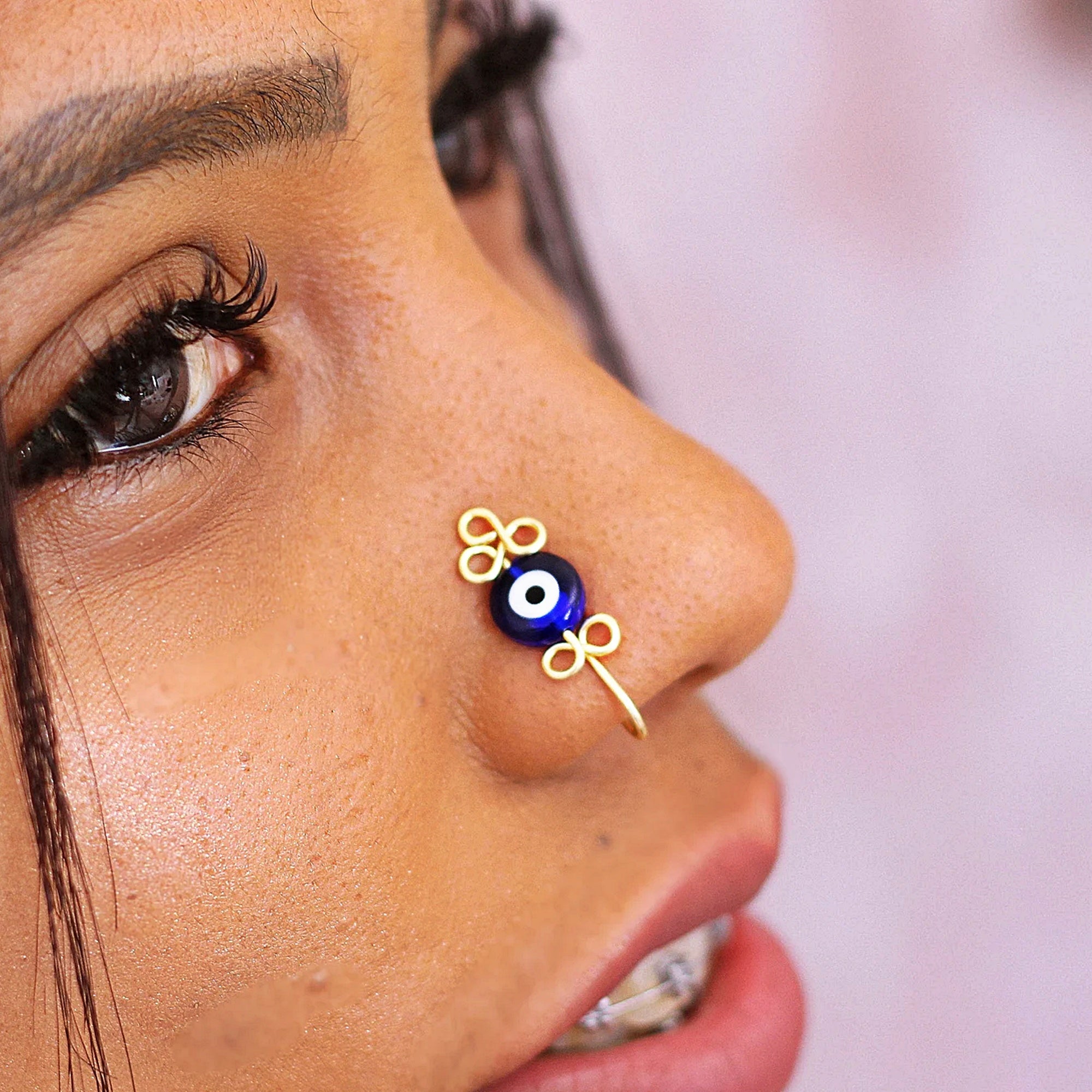 Evil Eye Nose Cuff