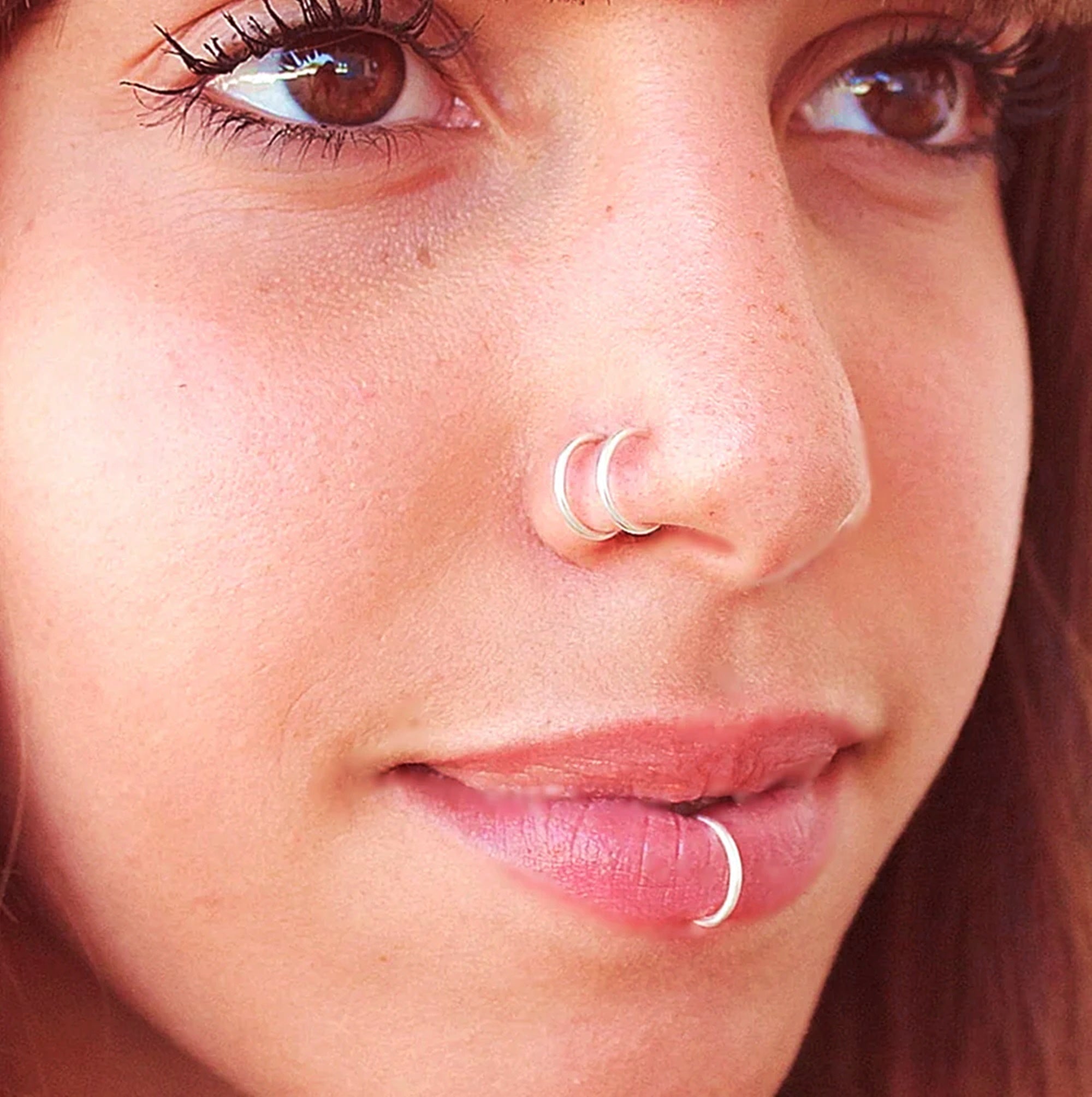 Fake Simple Lip Ring