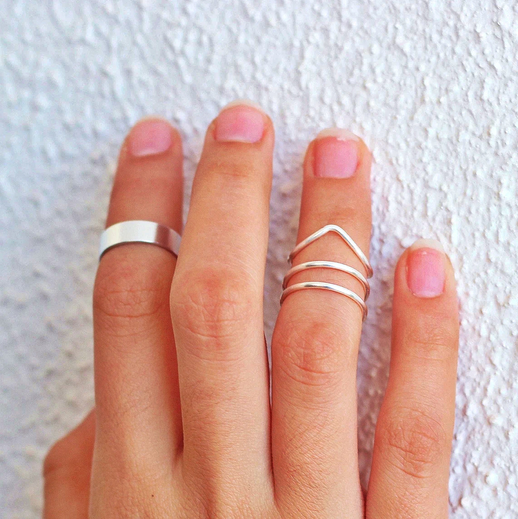 Knuckle Ring Set of 4