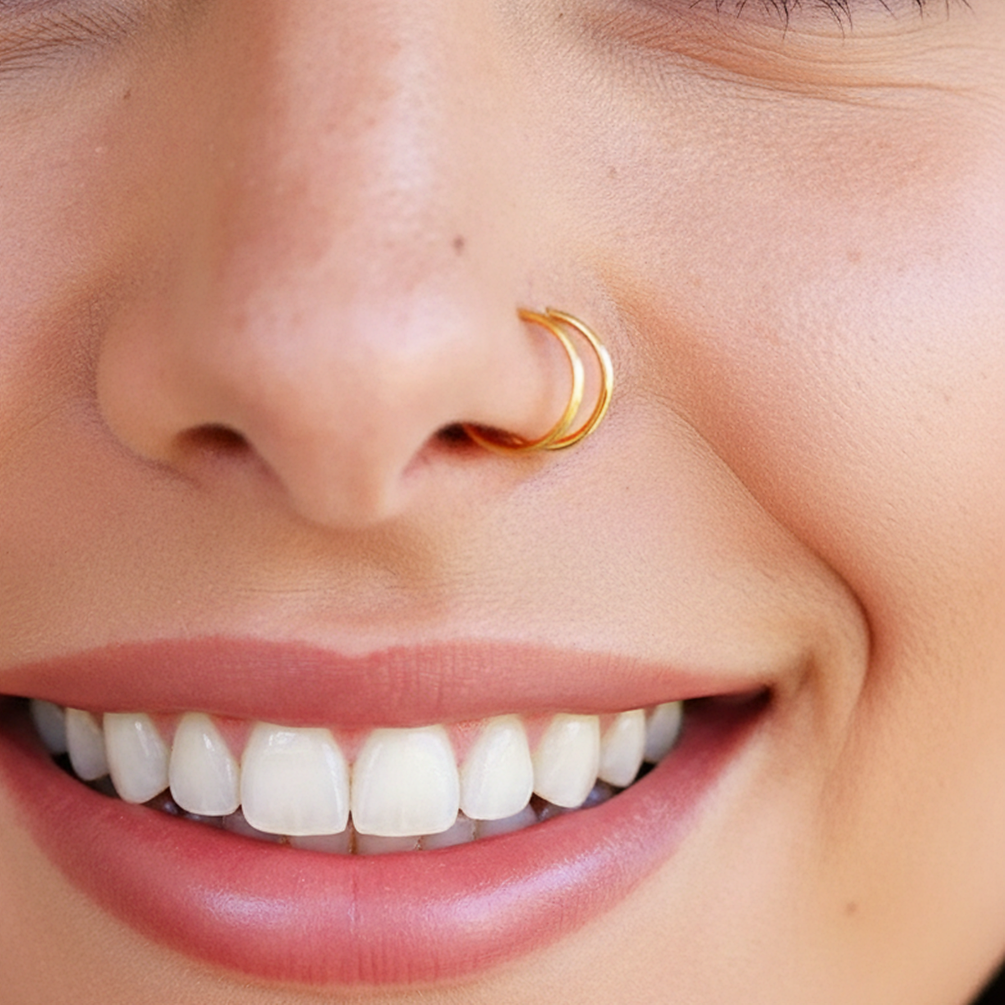 Spiral Nose Piercing