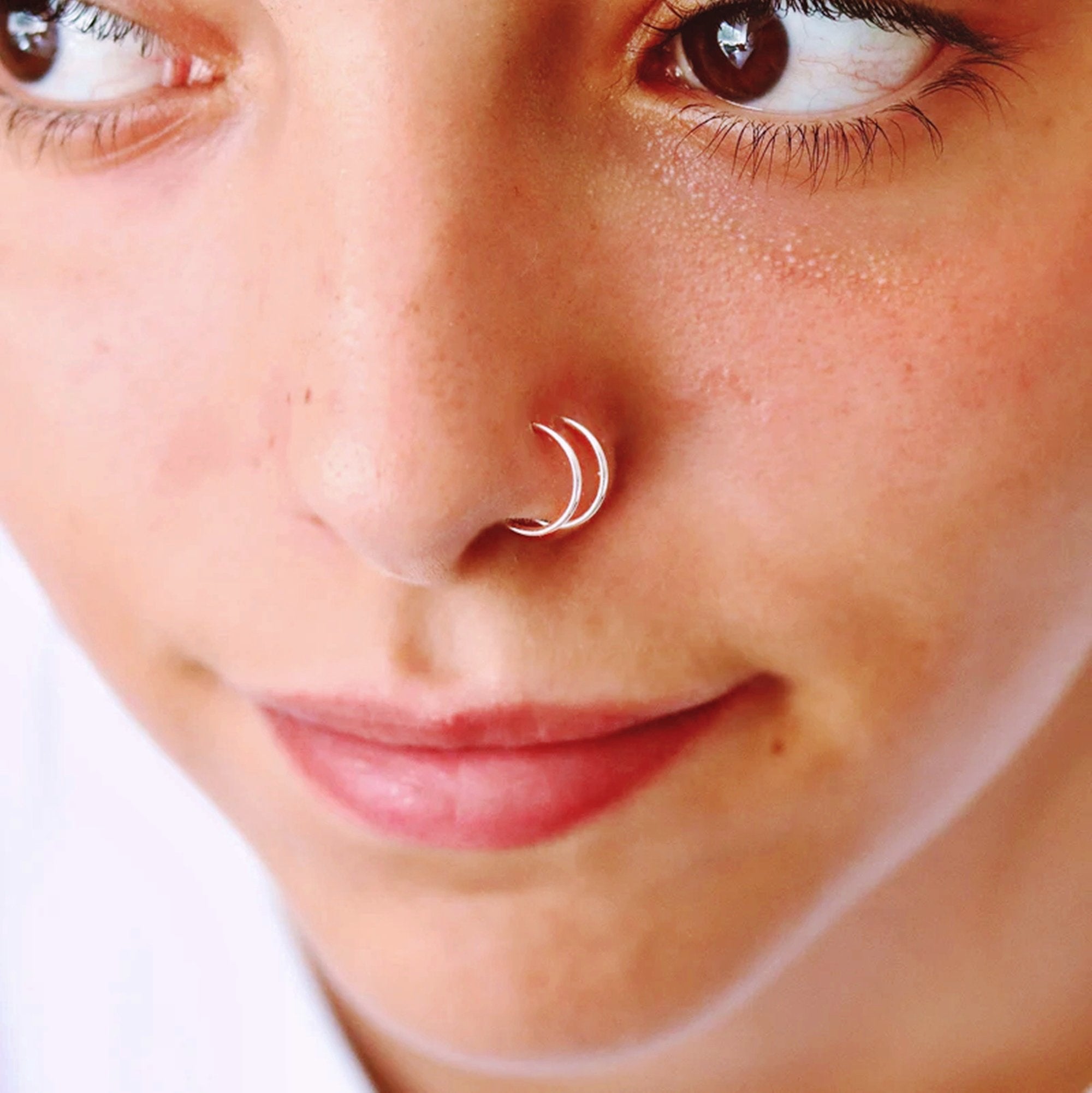 Spiral Nose Piercing