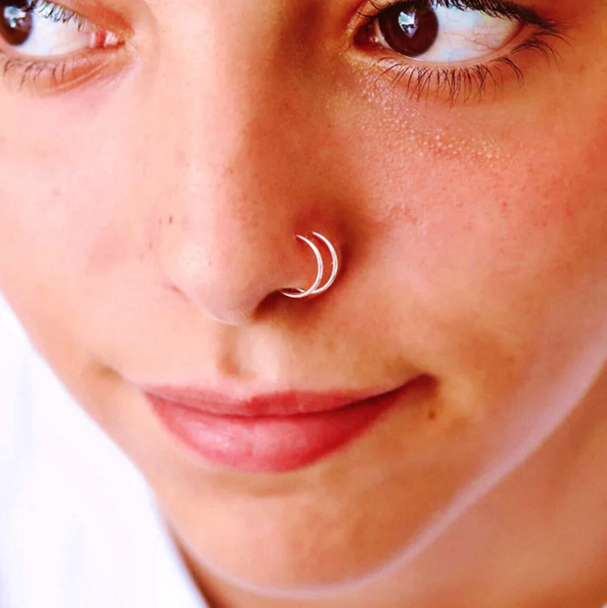 Spiral Nose Piercing