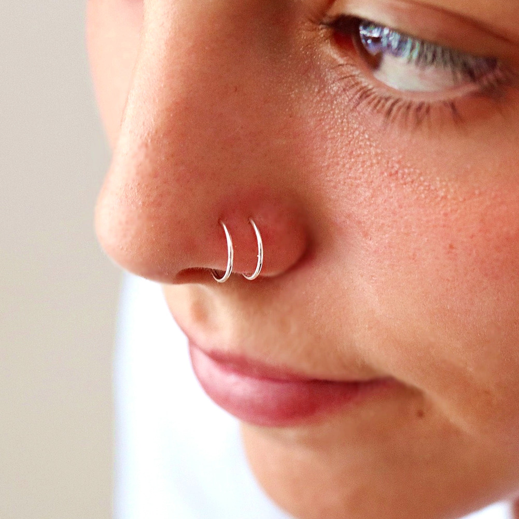 Spiral Nose Piercing