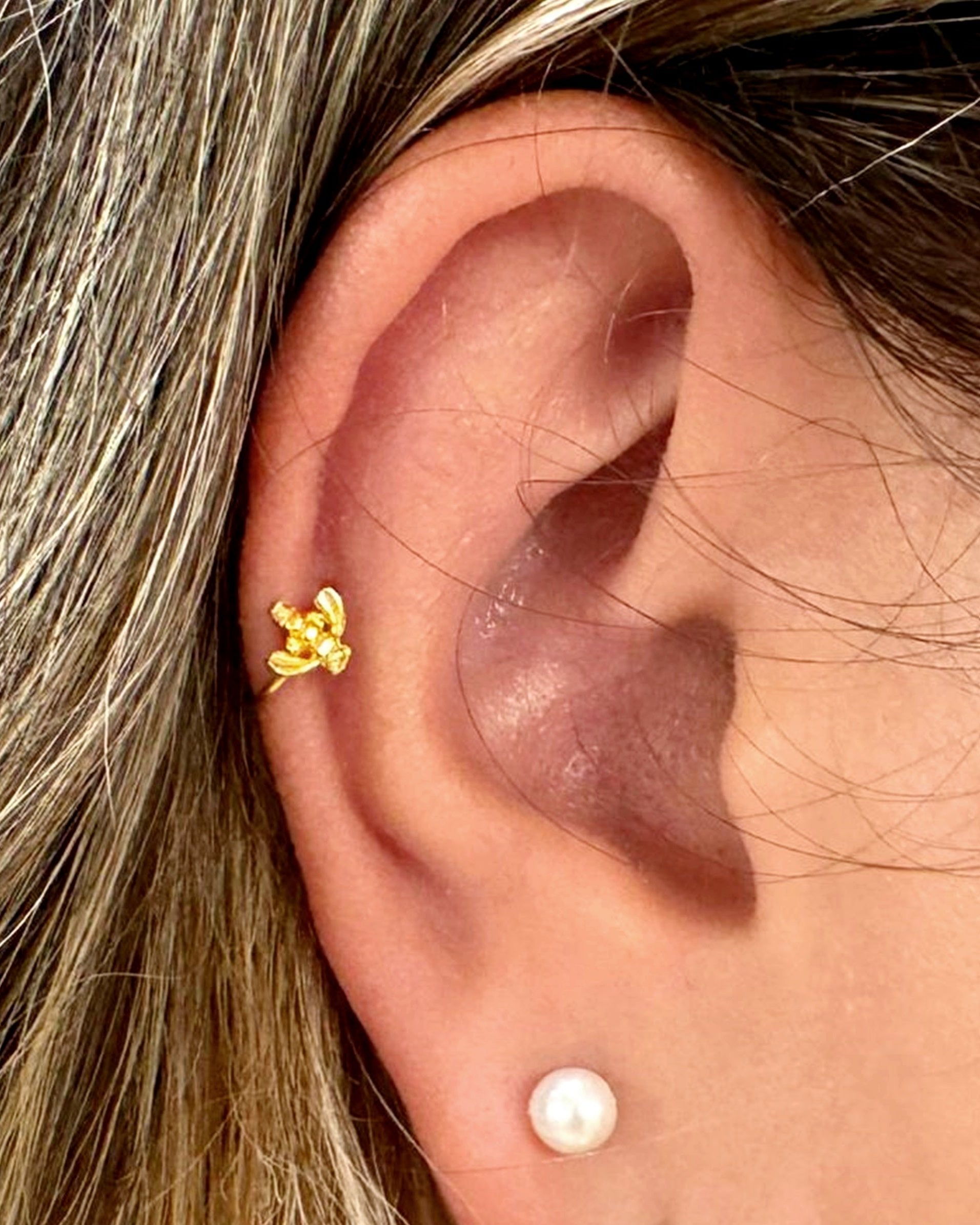 Bee Helix Earring