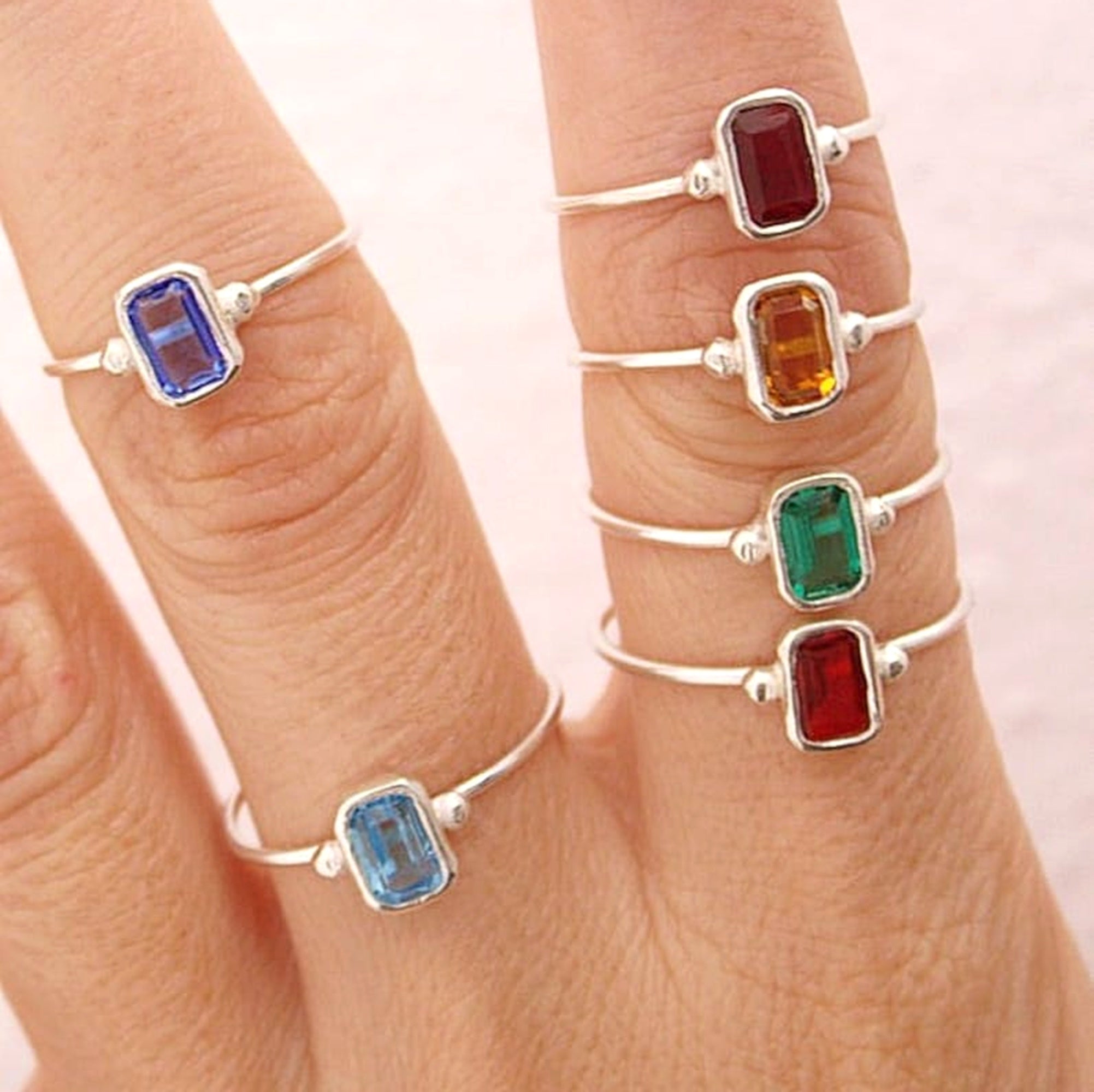 Birthstone Ring - TinyBox Jewelry