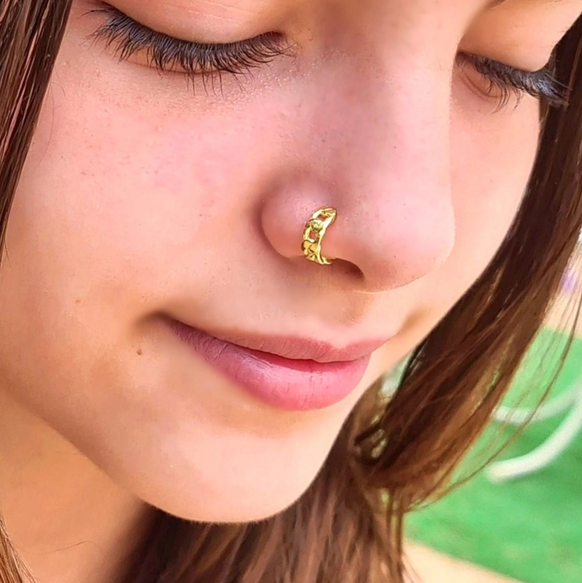 Chainlink Nose Ring