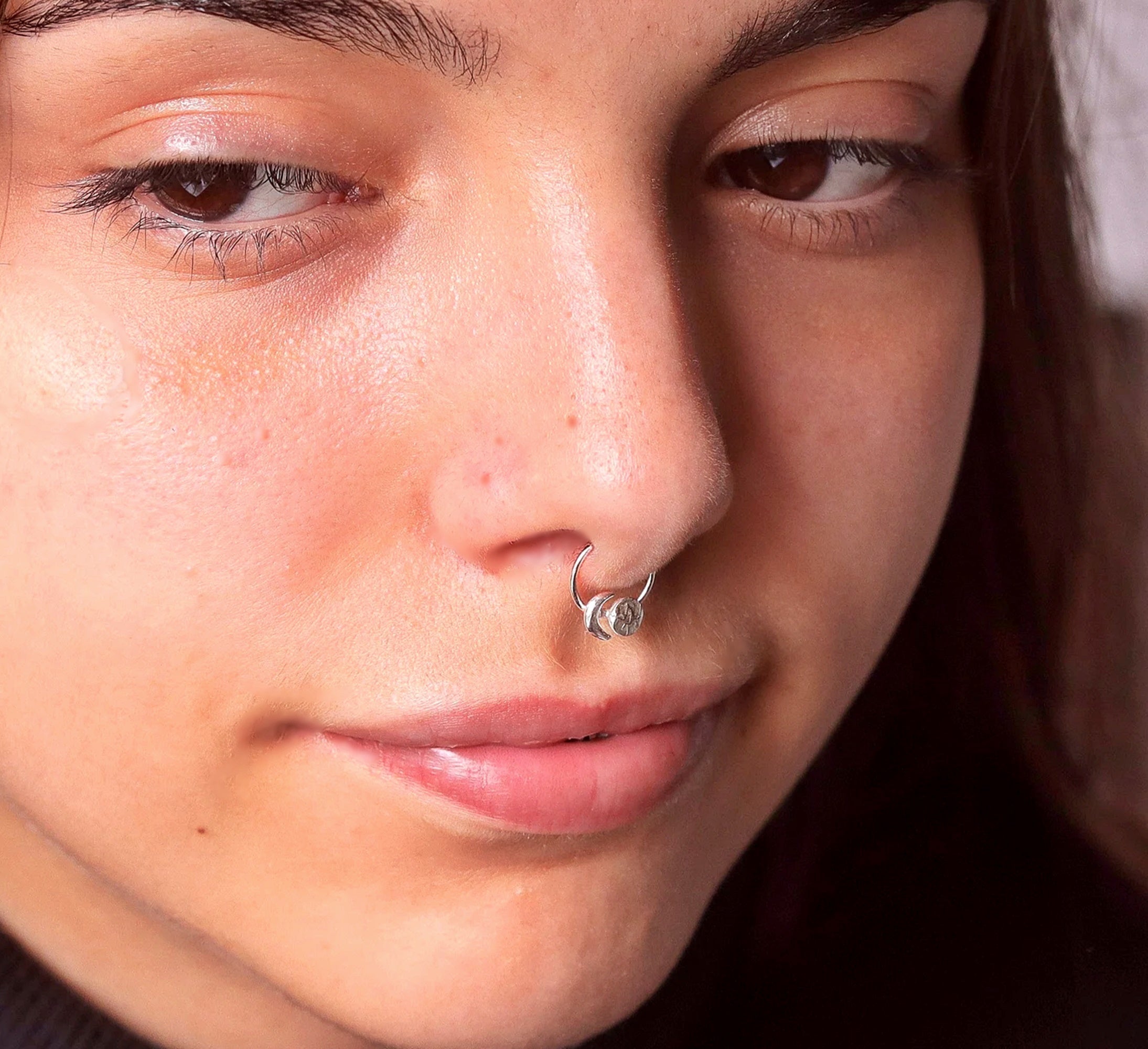 Fake Moon Septum Nose Ring - TinyBox Jewelry