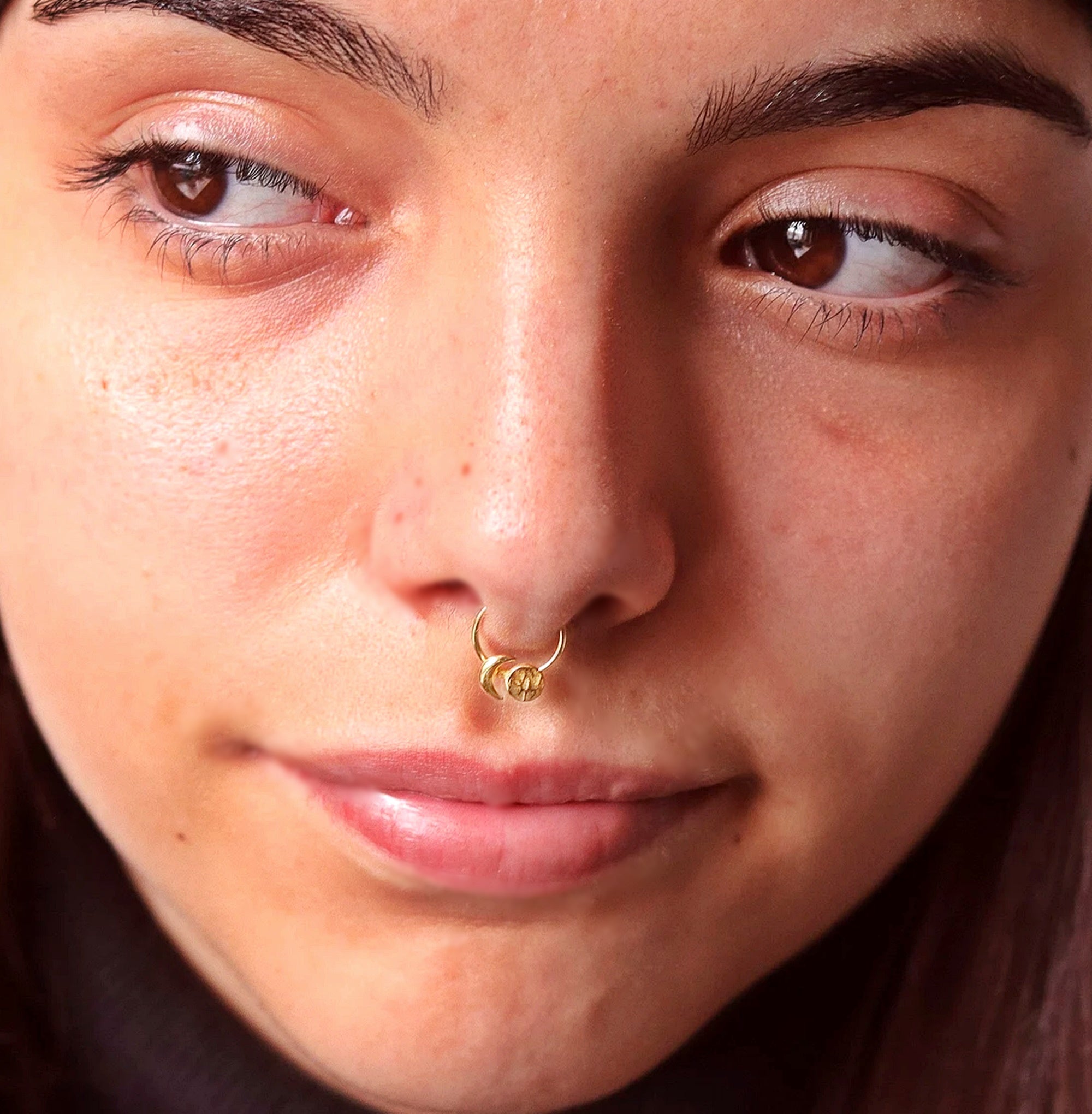 Fake Moon Septum Nose Ring - TinyBox Jewelry