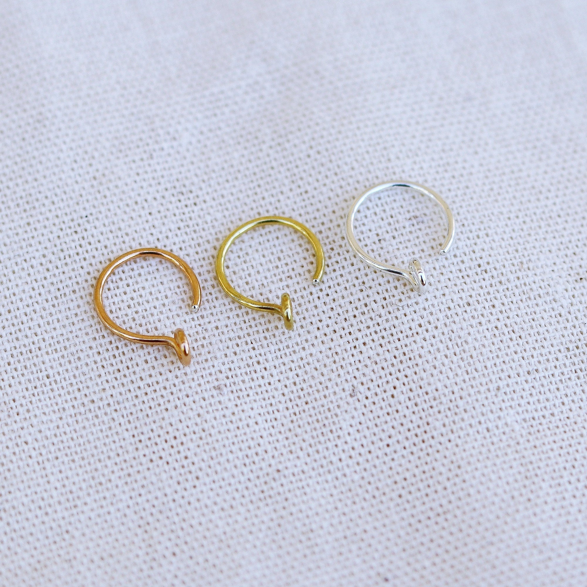 Fake Simple Lip Ring - TinyBox Jewelry