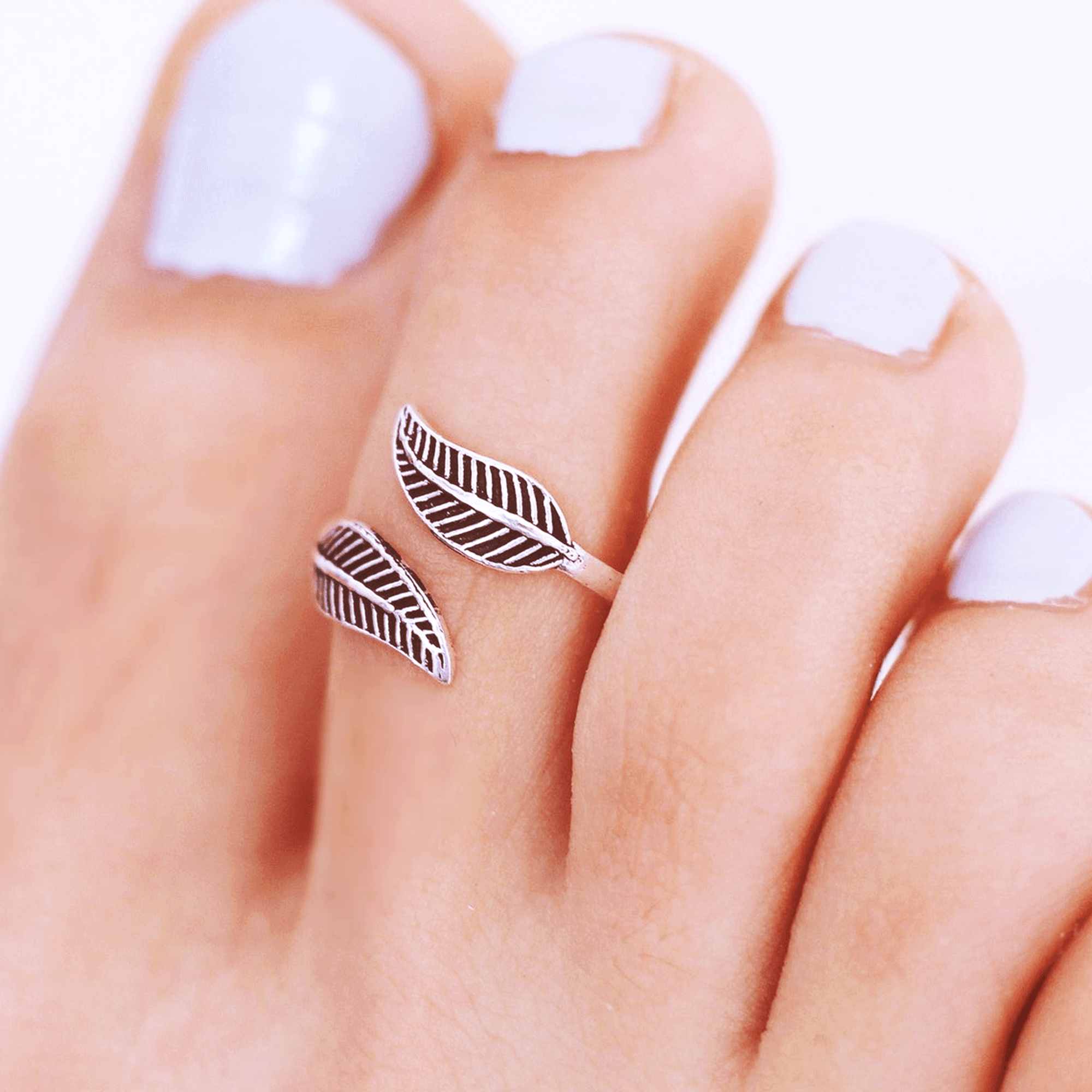 Leaf Boho Toe Ring - TinyBox Jewelry