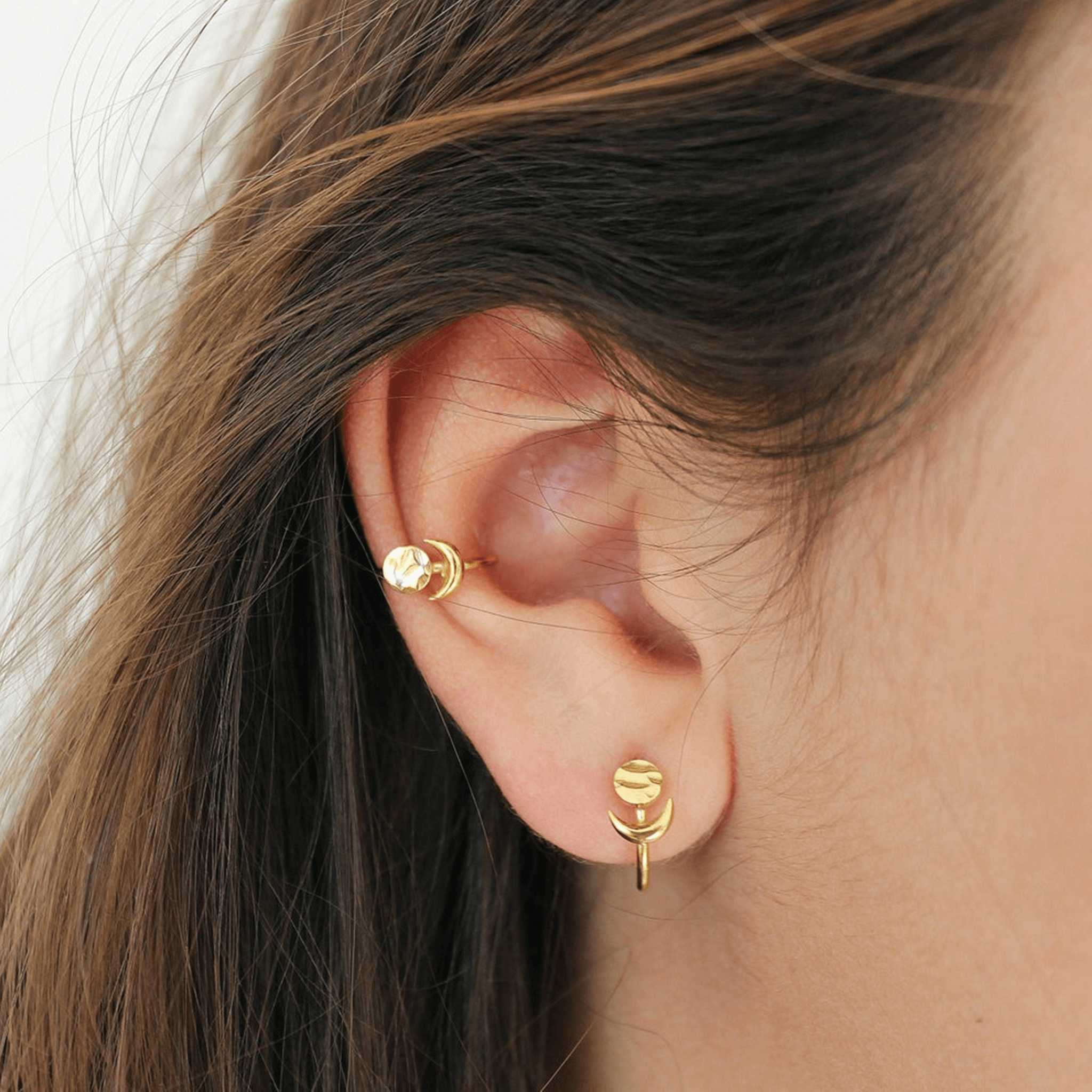 Moon Conch Earring - TinyBox Jewelry