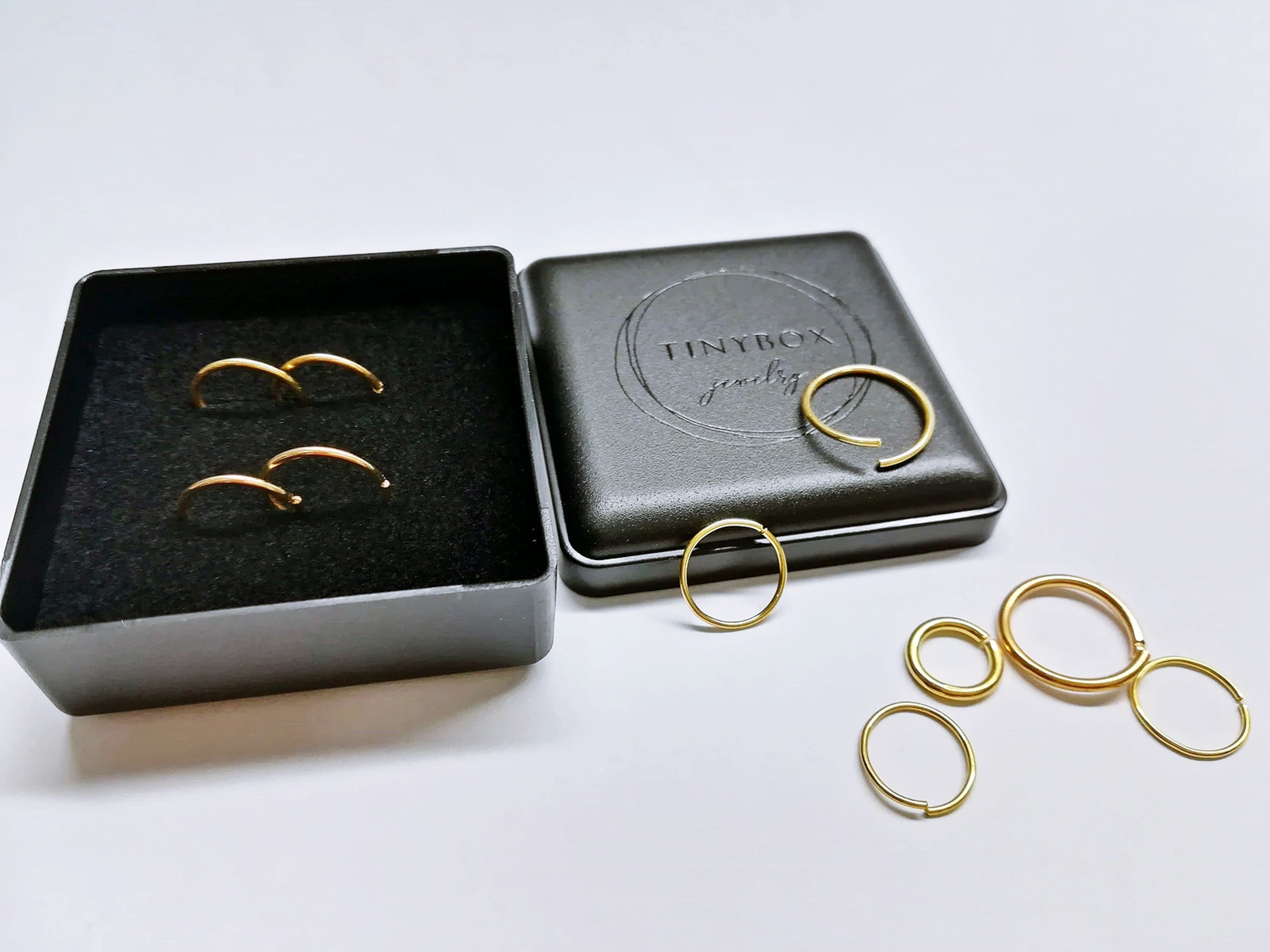 Single Hoop Rook Earring - TinyBox Jewelry