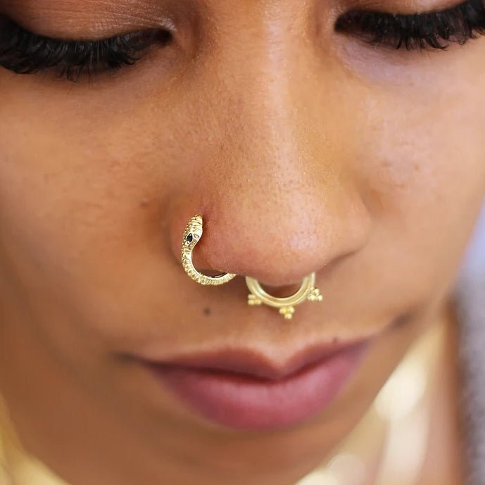 Snake Nose Piercing - TinyBox Jewelry