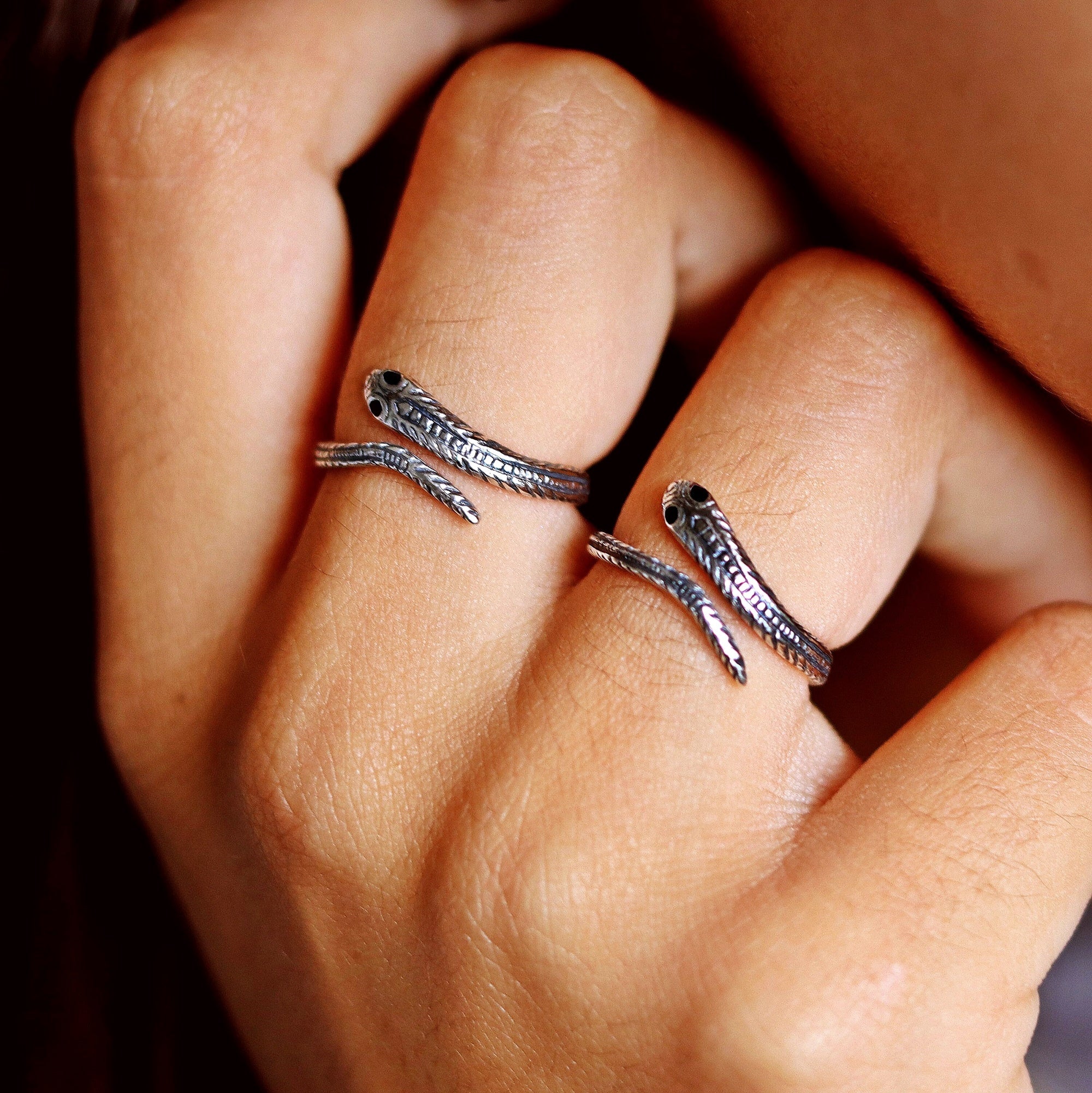 Snake Thumb Ring - TinyBox Jewelry