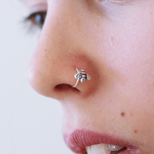 Bee Nose Ring - TinyBox Jewelry