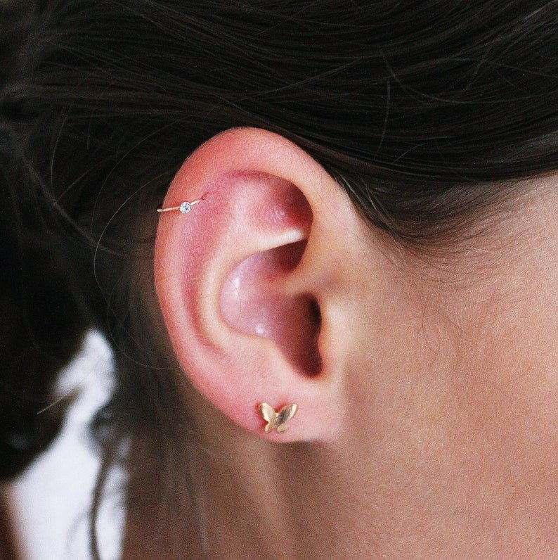 Butterfly Stud Earring - TinyBox Jewelry