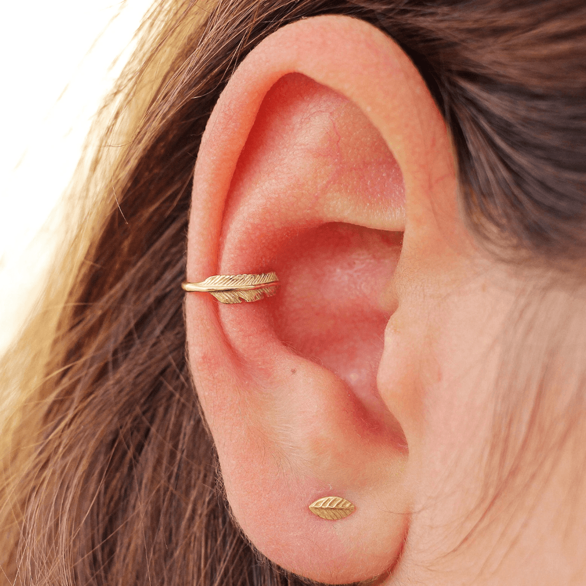 Rose gold conch piercing online