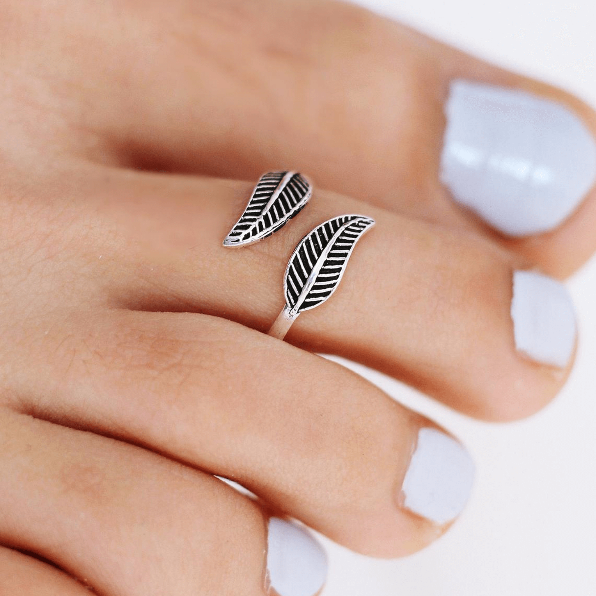 Leaf Boho Toe Ring - TinyBox Jewelry