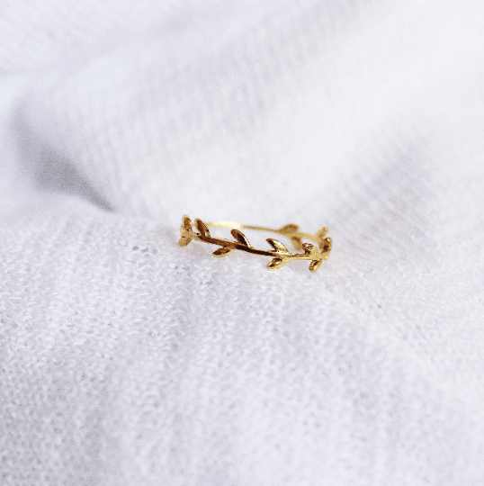 Leaf Ring - TinyBox Jewelry