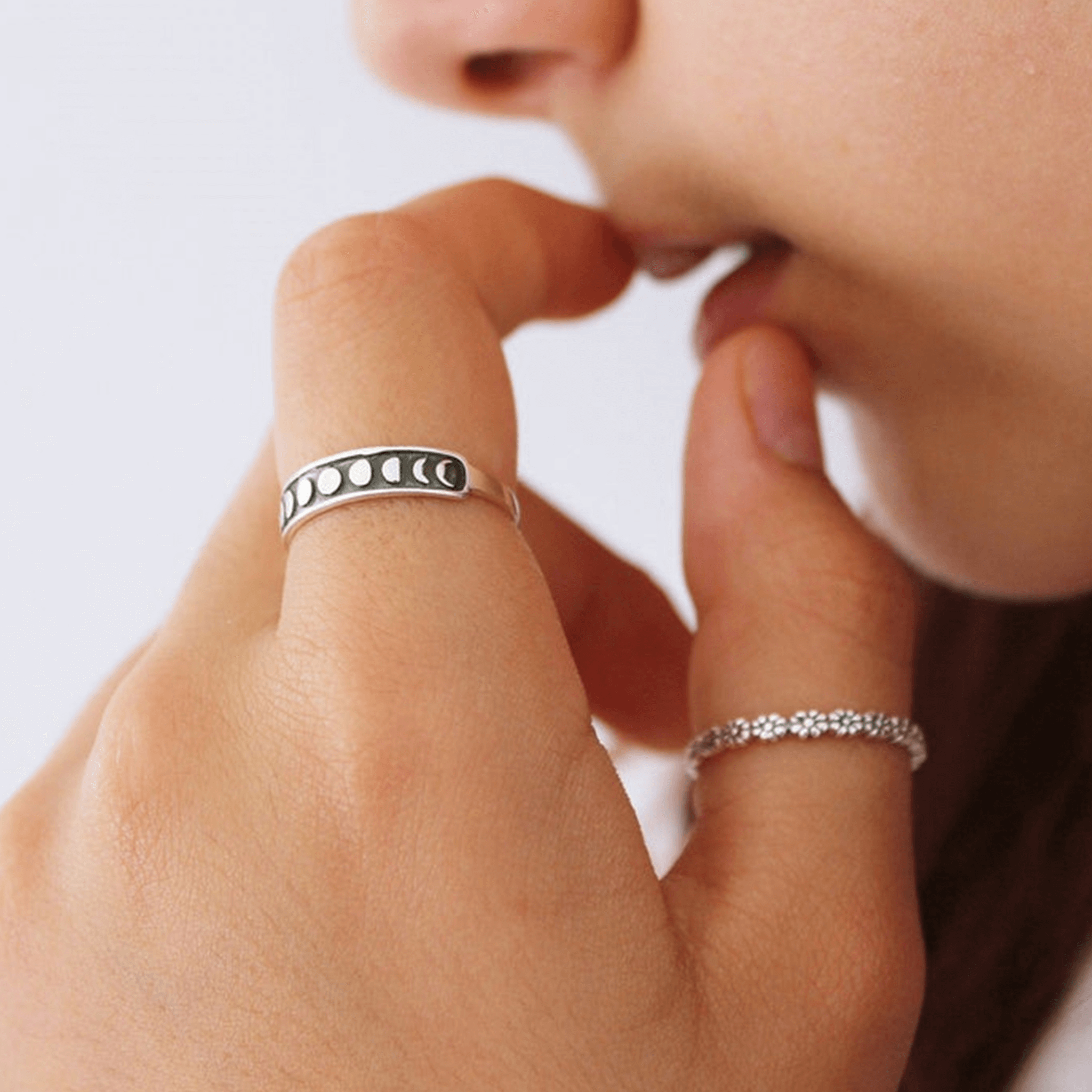 Moon Phases Ring - TinyBox Jewelry