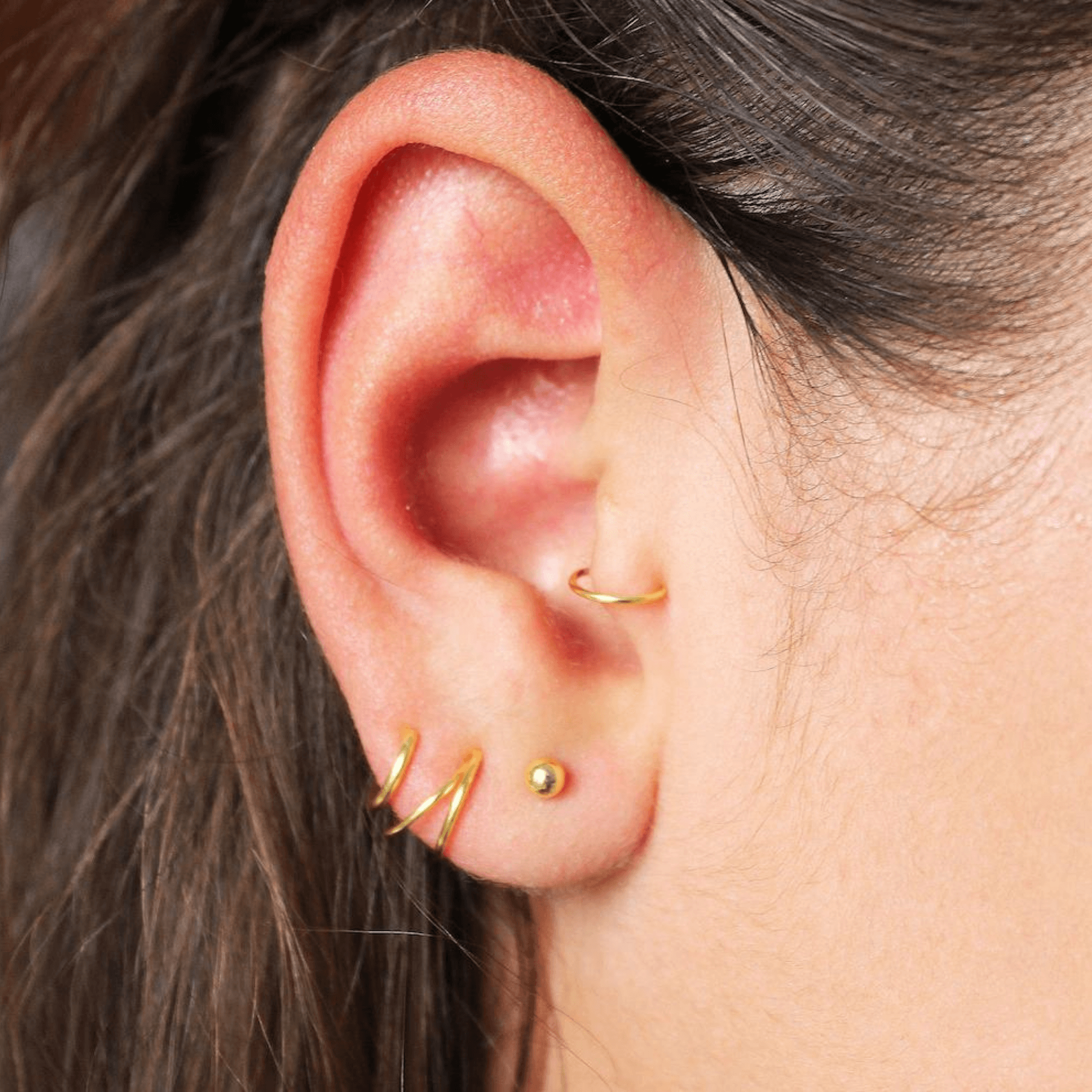 Single Hoop Tragus Earring - TinyBox Jewelry