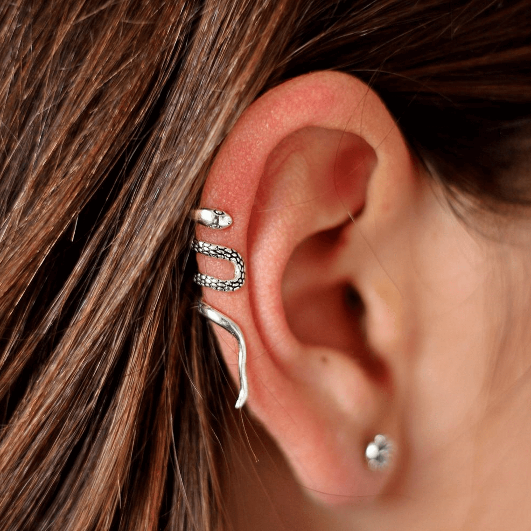 Snake conch earring deals