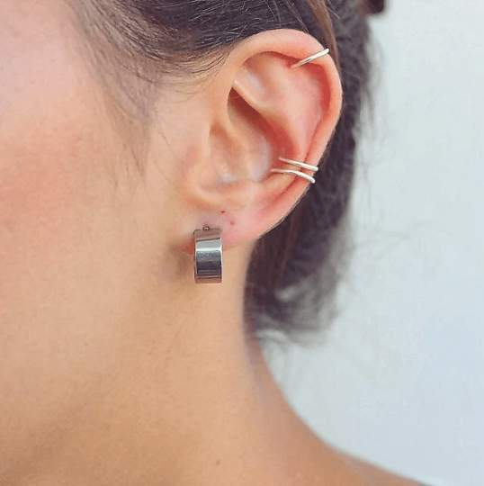 Tiny Hoop Earrings (Set of 3) - TinyBox Jewelry