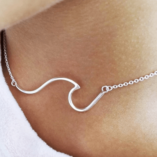 Wave Chain Necklace - TinyBox Jewelry
